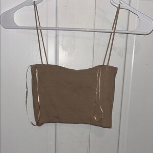 Elegant Tan Women's Top